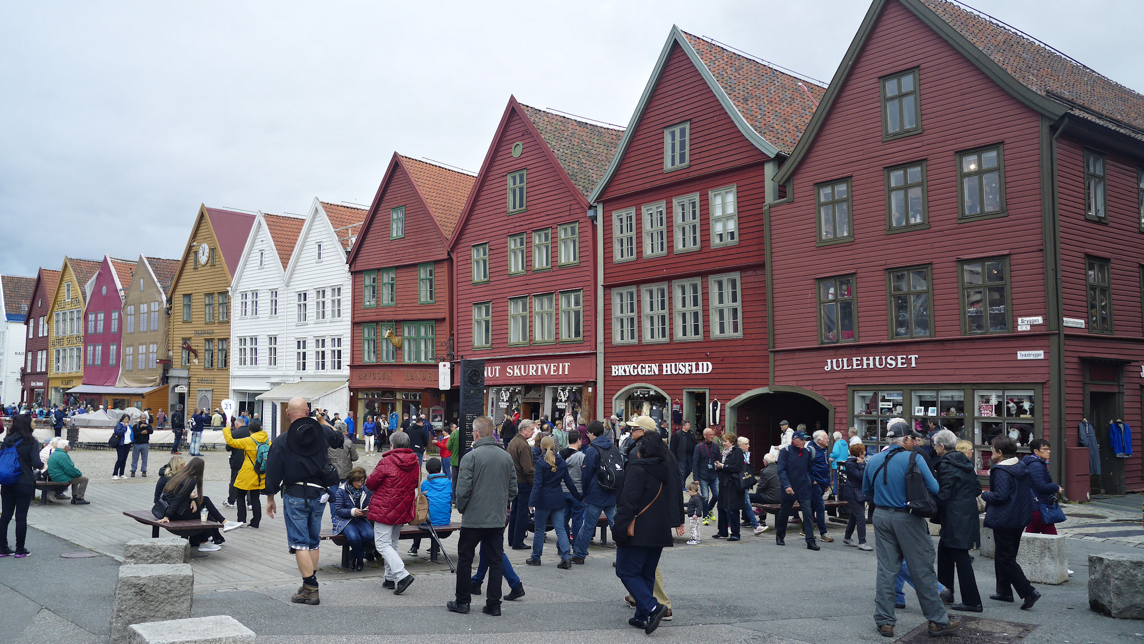 Bergen - die Altstadt Bryggen